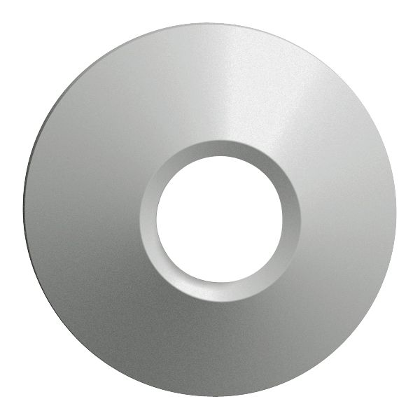 Capot frontal rond EDIZIOdue silver pour détecteur de mouv.PIRI 360°