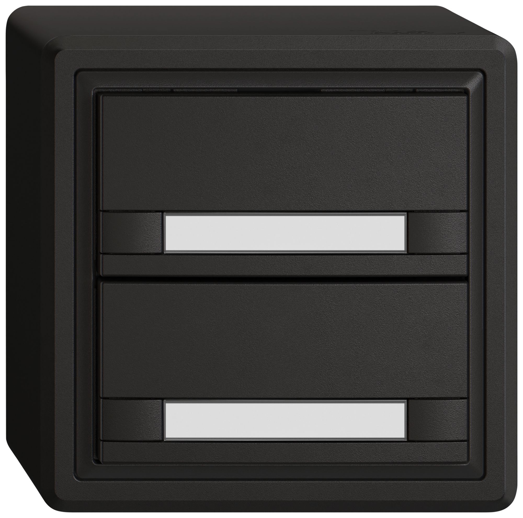 Pulsante KNX RGB AP EDIZIO.liv SNAPFIX® sensore temp.s.LED targ.2× com.2T ne