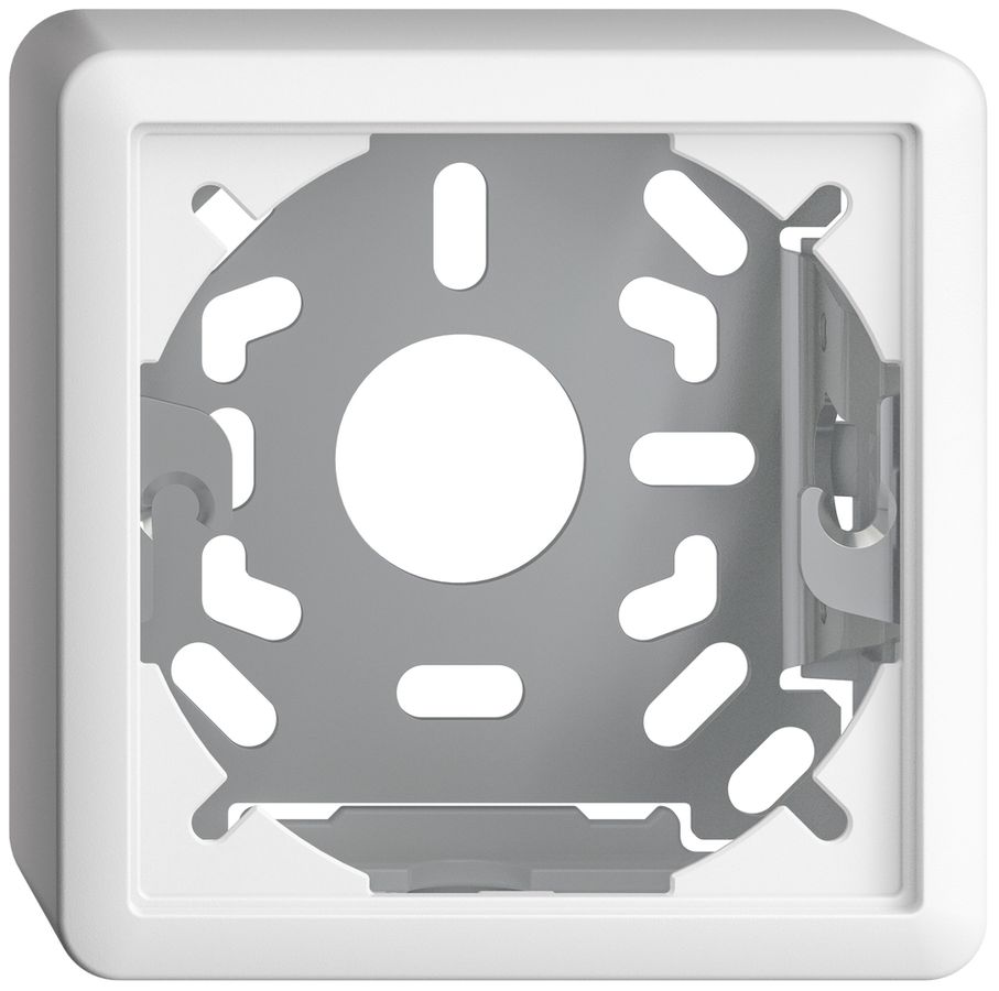 Kappe mit Grundplatte 39mm EDIZIOdue weiss