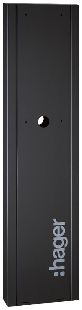 Pied-support Hager XEVA110 pour 1×borne de charge witty 321×1270×190mm