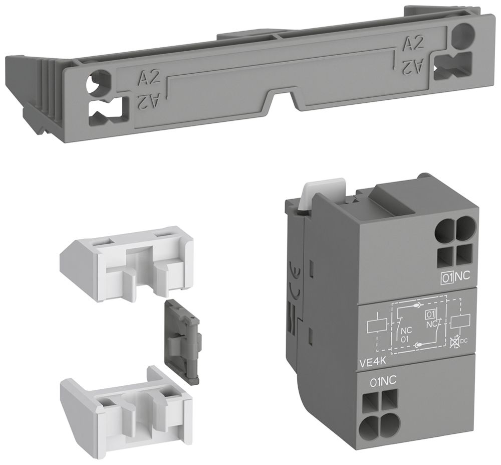 Set di bloccaggio ABB VEM4K, per AF09…38(K), meccanico/elettrico Push-In