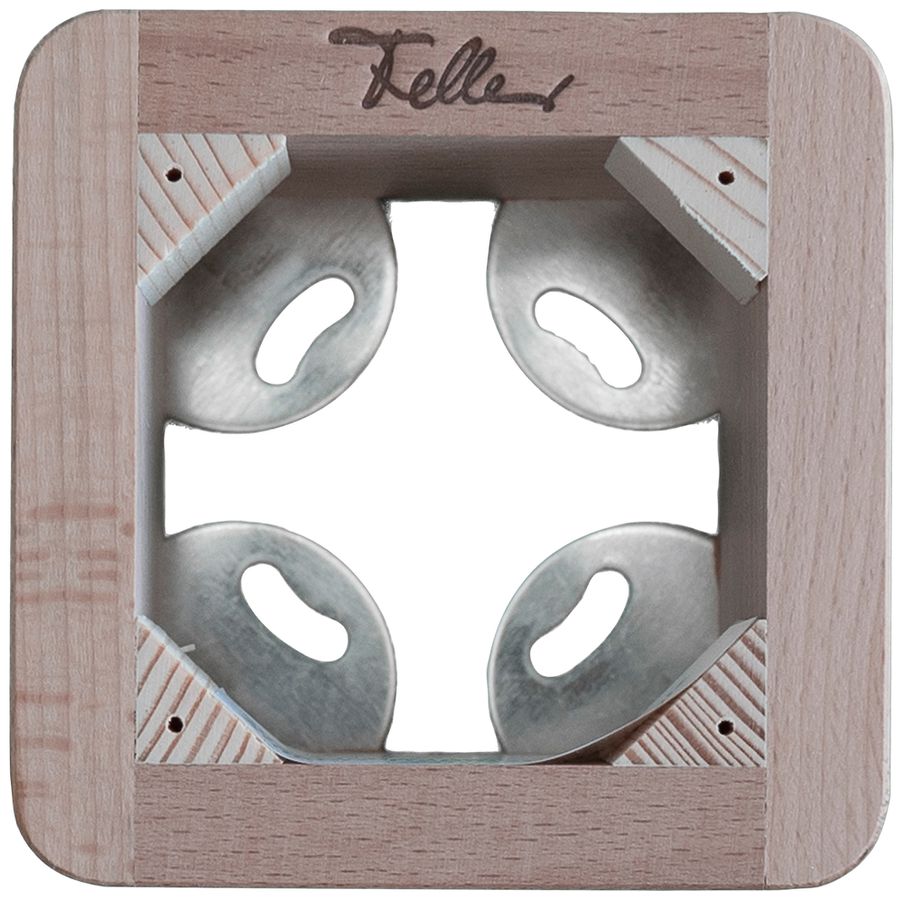 Telaio AP STANDARDdue SNAPFIX® 1×1 90×90mm