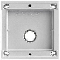 Scatola AP Urmet Alpha, 1×modulo, 125×126mm, con supporto per modulo telaio