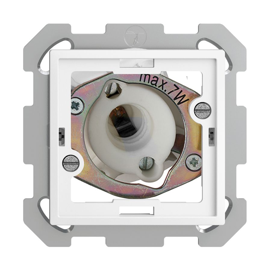 Lampada spia INC EDIZIOdue bianco 7W senza calotta piatta