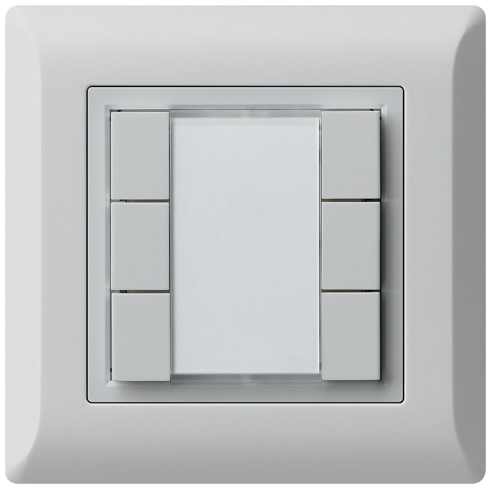 AP-Multifunktionstaster kallysto.line KNX RF 6-fach hellgrau