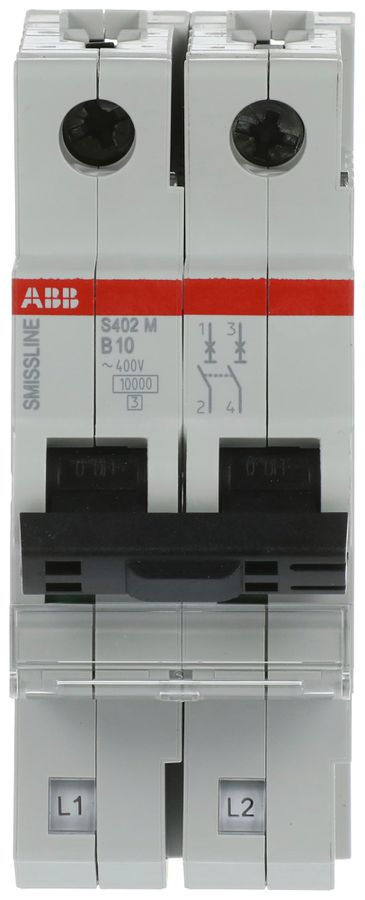 Disjoncteur SMISSLINE TP S 2×10A B 10kA