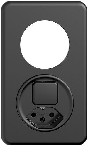 Combinazione INC STANDARDdue vuoto +3T13 nero