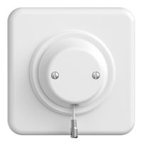 UP-Frontset STANDARDdue weiss für Zugtaster/-schalter