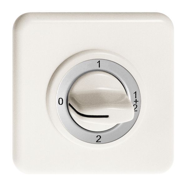 UP-Frontset 0-1-1+2-2 für Drehschalter FH weiss