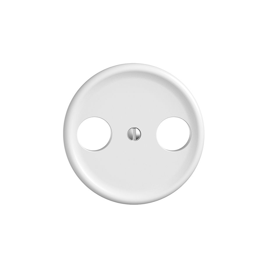 Frontplatte STANDARDdue weiss für R/TV