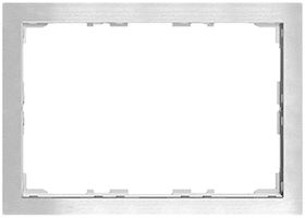 Abdeckrahmen 2×3 Touchpanel II KNX EDIZIOdue Chromstahl geschl.