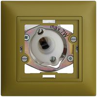 Lampada spia INC EDIZIOdue olive 7W senza calotta piatta