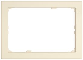 Frontplatte EDIZIO.liv SNAPFIX® für KNX-Panel 7" 120×180 mm cr