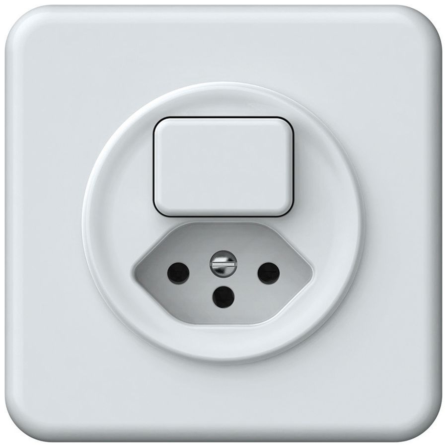 Combinaison ENC origin sch 3 + 1×type 13 92×92mm blanc