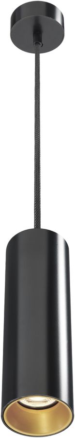 LED-Pendelleuchte TubiXx 14W, 927, 1152lm, Ø80×250mm, schwarz/gold