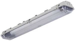 Lampada p.locali umidi Sylvania SYLPROOF G13 2×6.6W 1500lm 840 IP65 670×99mm gr