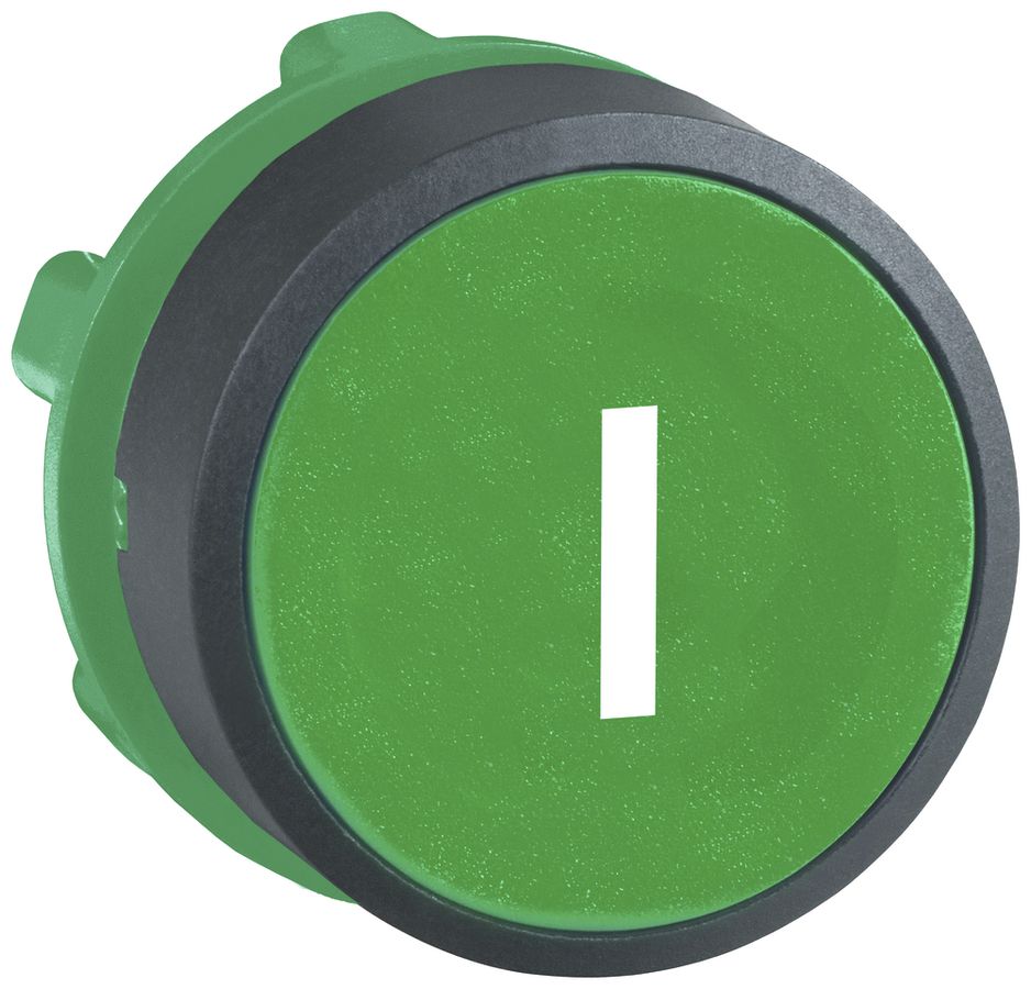 Taster Schneider Electric flach I grün