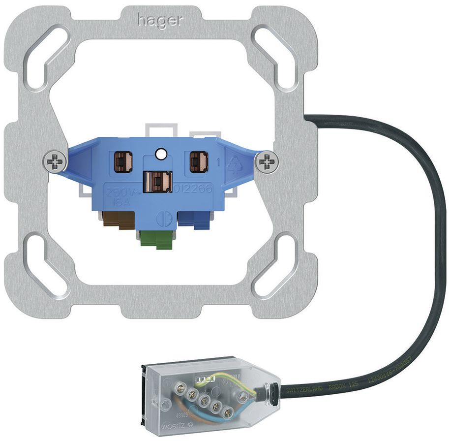 Prise INC type 13/23 Hager, L3, Technofil