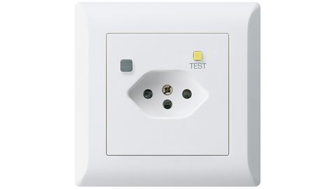 Steckdosen Typ 13 mit Fehlerstromschutz