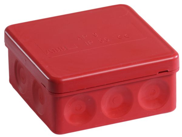AP-Abzweigdose ELTAG ABB AP9 80×80×35mm IP65 rot