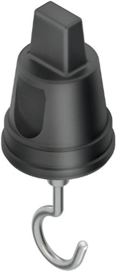 Pièce d'extrémité HKL avec crochet à fixer pour douille d'illumination