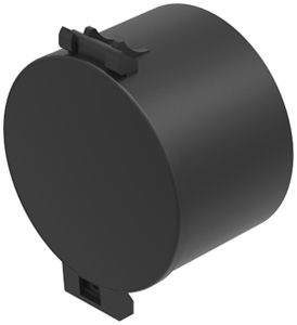 Coperchio di protezione EAO45 Ø30.5mm nero opaco