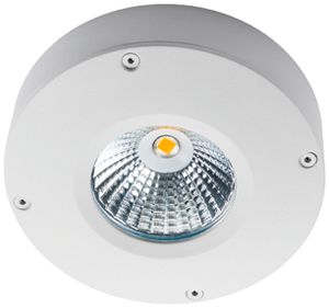 Downlight LED AP SG Callisto 3W 200lm 830 IP65 65° VAR Ø110mm blanc