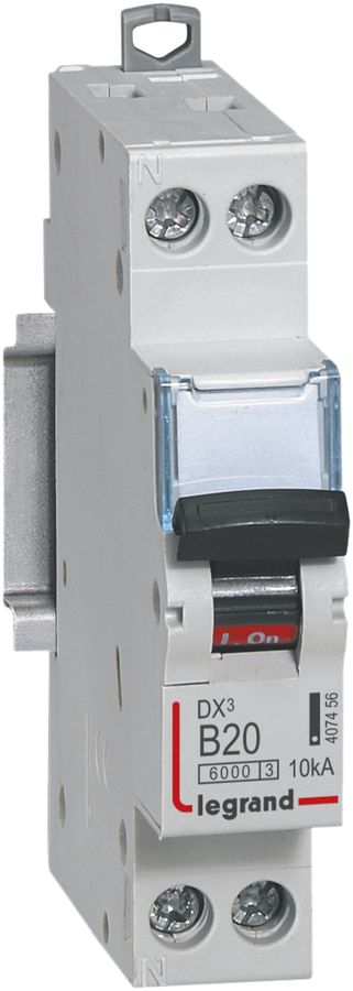 Leitungsschutzschalter Legrand B 1PN 20A 6000A/10kA