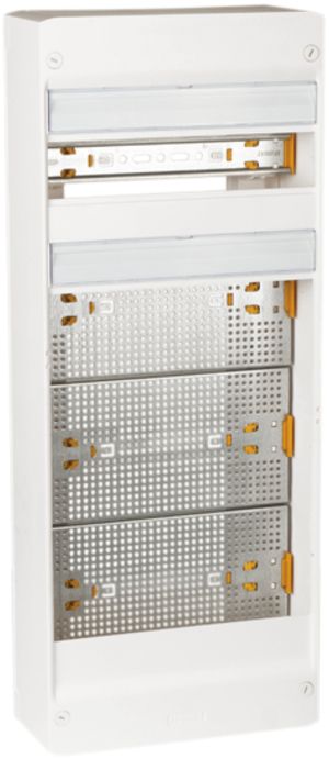 Armoire de distribution AP média Legrand 4-rangées, 18 UM blanc