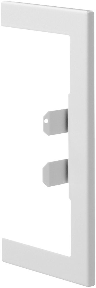 Cache paroi tehalit pour BR/A 85×170mm, couvercle 80mm, blanc trafic