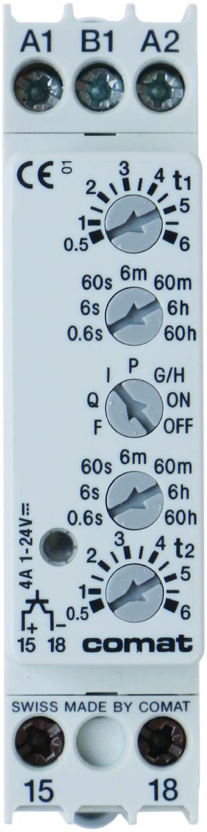 REG-Zeitrelais ComatReleco CIM33, 24…240VAC/DC, 5A 24VDC