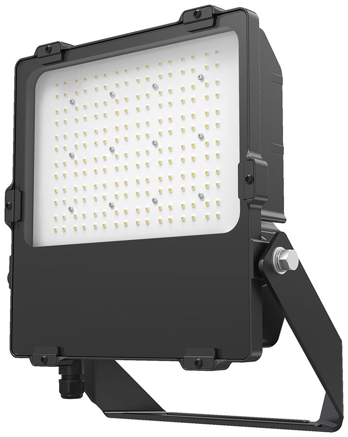 Proiettore LED DOTLUX LENSplus 150W 20200lm 830 IP66 90° 417×320mm nero