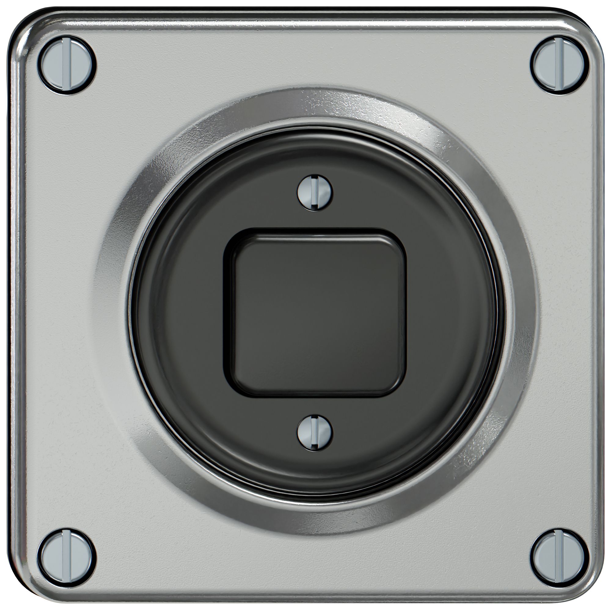 Poussoir ELEMENT 2P 2NC 2NO 16A 250V aluminium