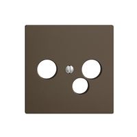 Placca frontale EDIZIOdue coffee per presa di data per R/TV