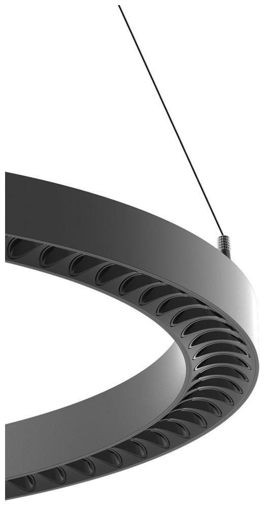 LED-Pendelleuchte DOTLUX AURA 80W 9000lm 4000K DALI Ø905mm schwarz