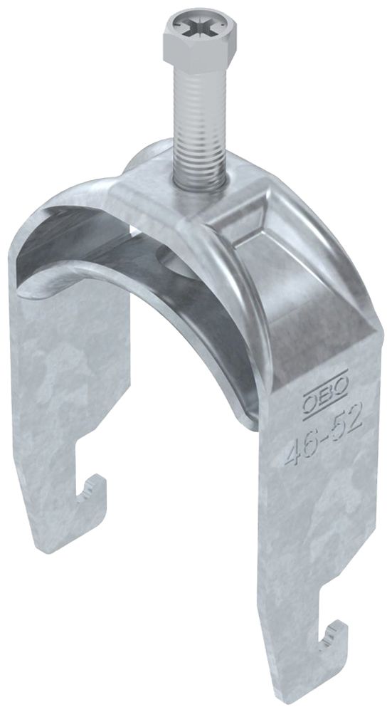 Fixation rapide BET 2056 pied à U métal 46…52mm 1×câble acier Zn-ch-im