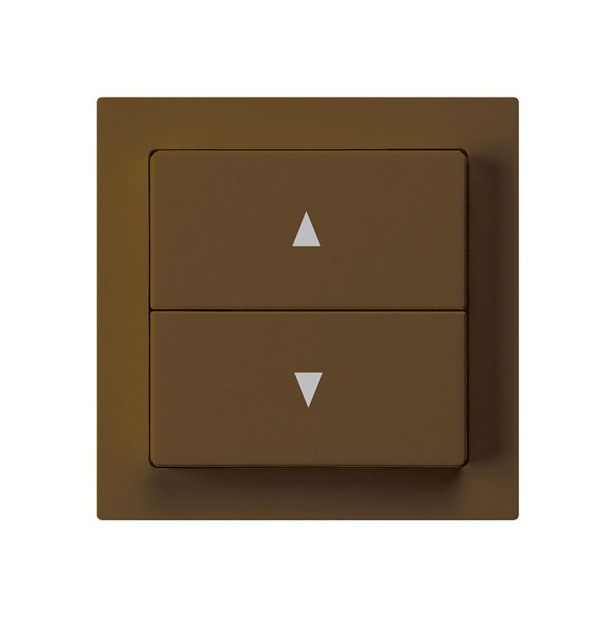 Kit frontale kallysto 60×60 marrone per interruttore/tasto per tapp.doppio