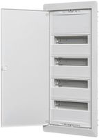 Coffret pour paroi creuse SE Resi9 KV 4 rangées / 12UM / 361×311×92mm