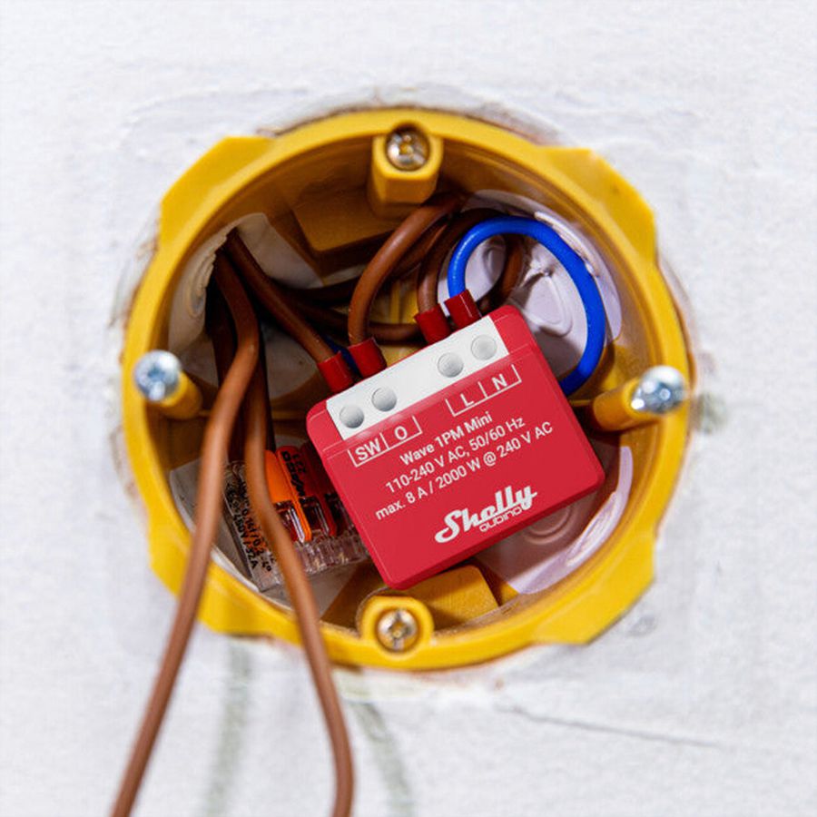 EB-RF-Schaltaktor Shelly Wave 1PM Mini Z-Wave 110…240V