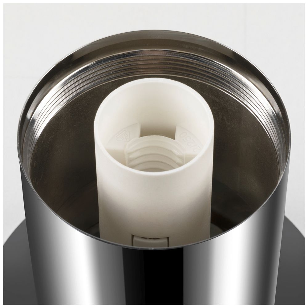 Tischleuchte SLV VARYT E14 1×6W Schalter Ø90×90mm Chrom