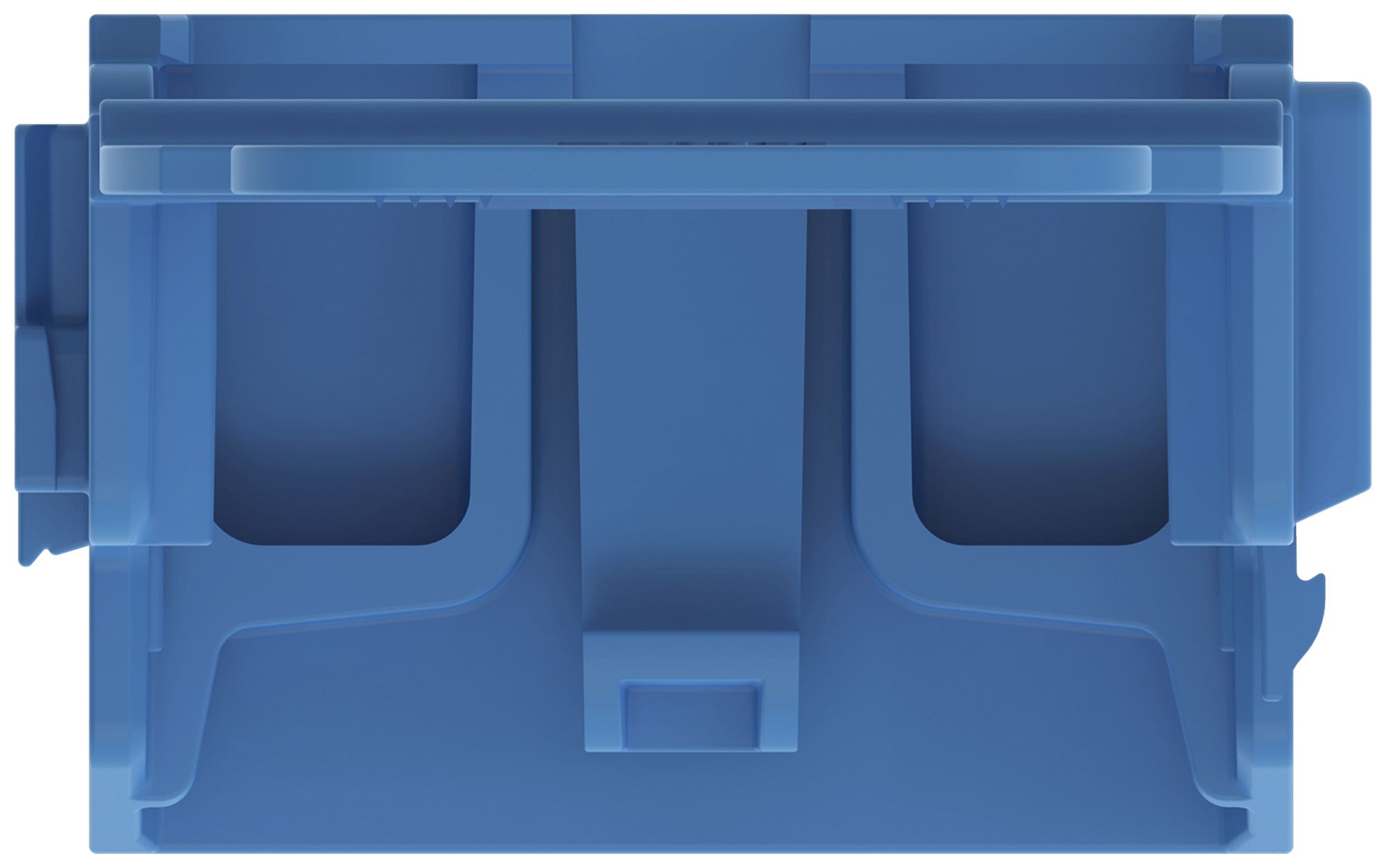 Befestigungsadapter WAGO m.Zugentlastung für 10×4mm² TH15 bl