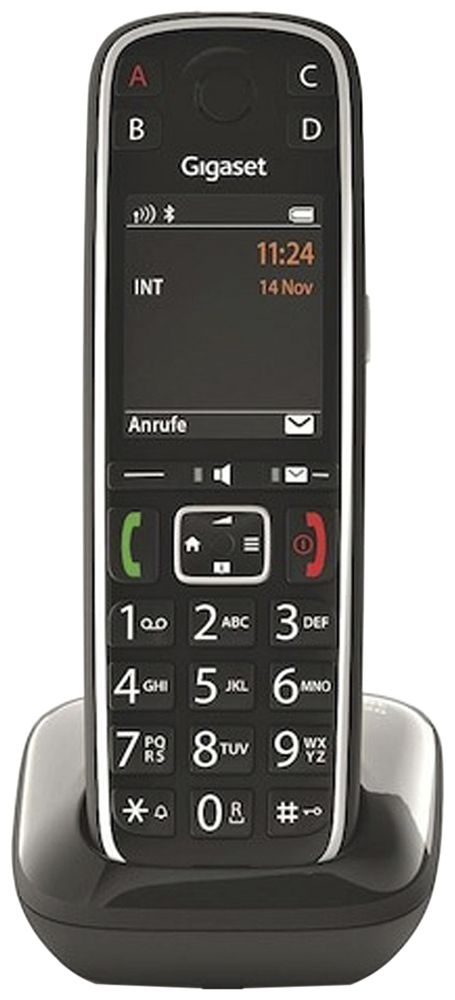 Telefon schnurlos Gigaset E720 14h Freisprechen CLIP schwarz