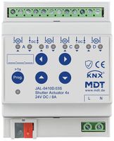 REG-Jalousieaktor KNX MDT JAL-0410D.03S 4-Kan 8A 180W 24DC 4TE