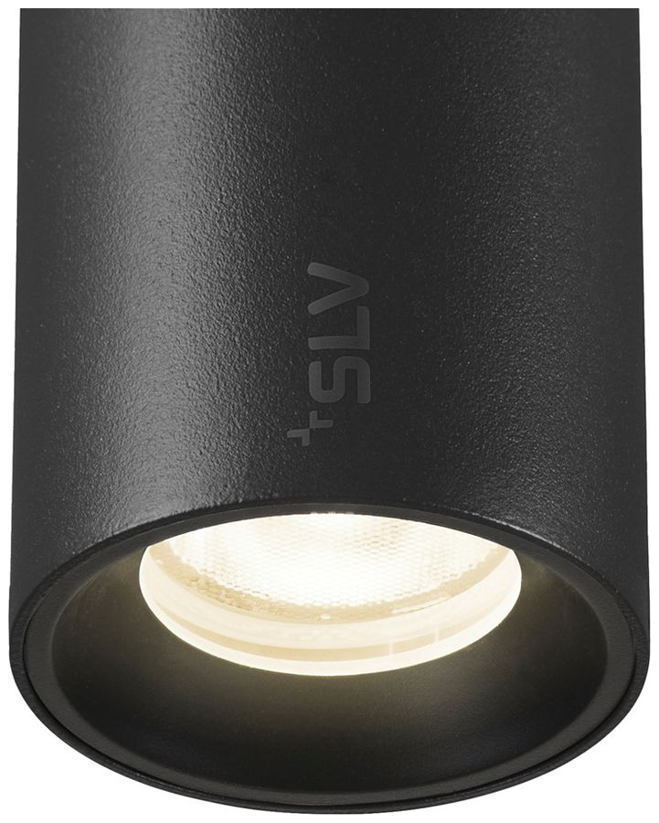 LED-Pendelleuchte SLV NUMINOS XS 48V AD 8.7W 700lm 940 DALI Ø50 schwarz/schwarz
