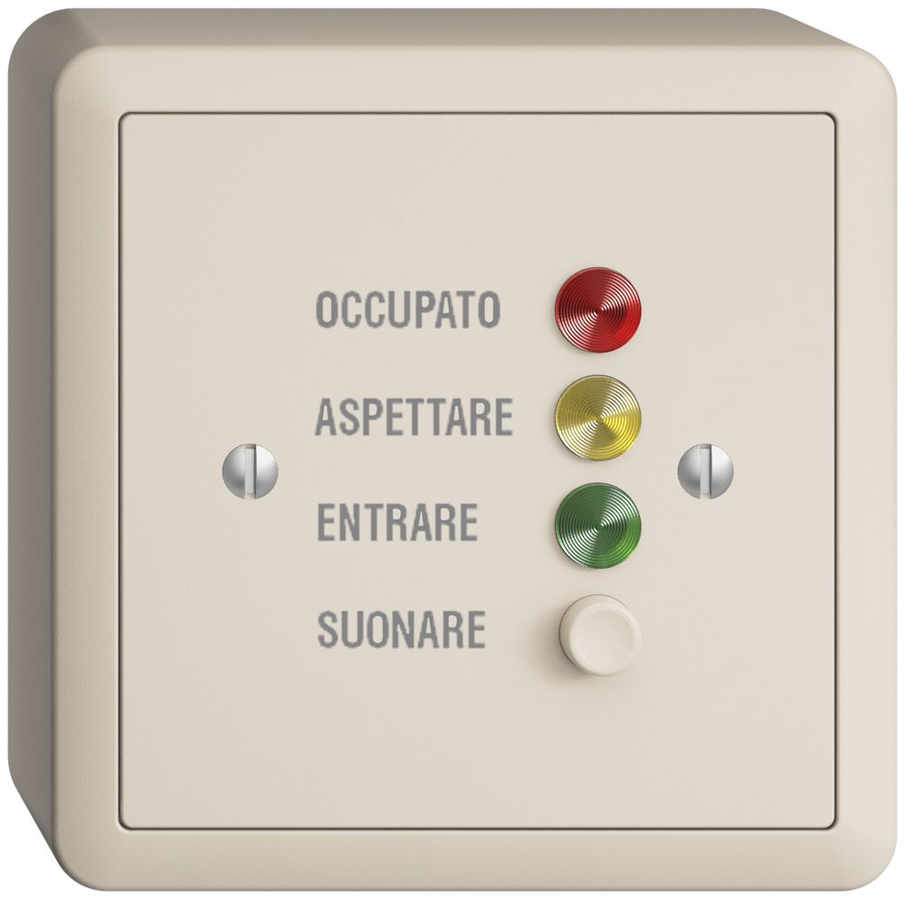 AP-Türstation für Rufleuchte italienisch, EDIZIOdue crema