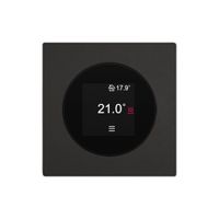 Raumthermostat EDIZIO.liv SNAPFIX® 230VAC 4…30°C 60×60mm schwarz