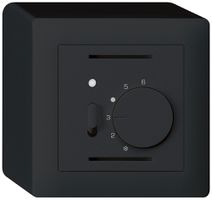 Thermostate d'ambiance AP kallysto noir avec interrupteur