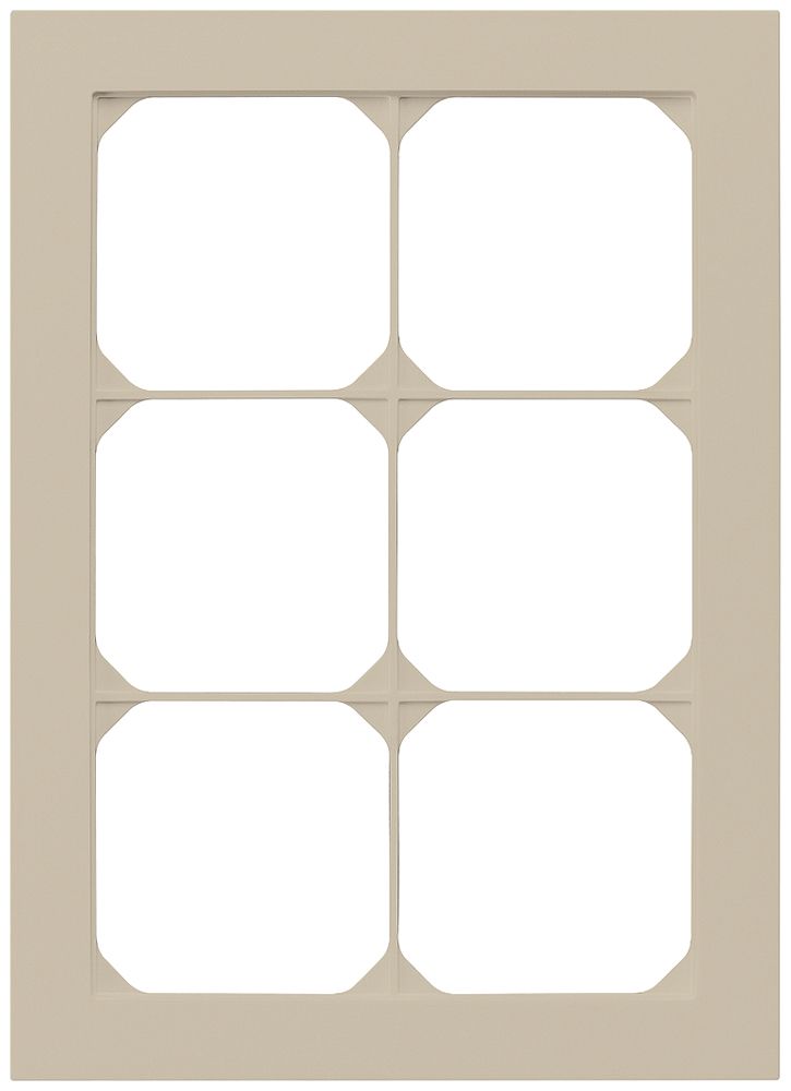 UP-Abdeckrahmen kallysto.pro 3×2 beige 154×214mm