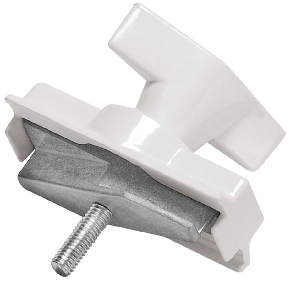 Adattatore lpda meccanico SLV p. binario conduttore S-TRACK 3f, max.10kg, bianco