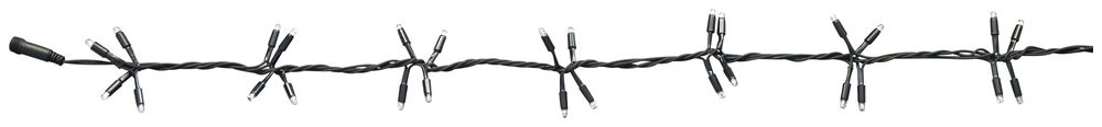 Ghirlanda MK Magic String Lite 144 6m 230V 144 LED bianco caldo, cavo nero